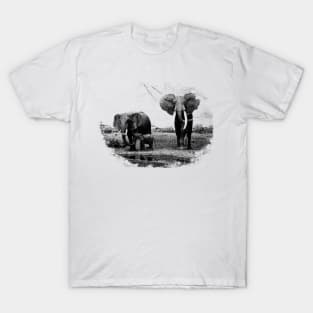 Elephant watering hole T-Shirt